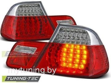 Задние фонари Bmw 3 E46 red white led