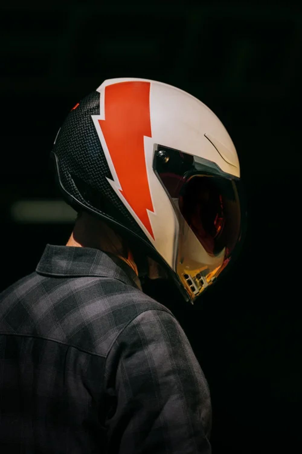 Визор Bubble Shield Domain / Оранжевый