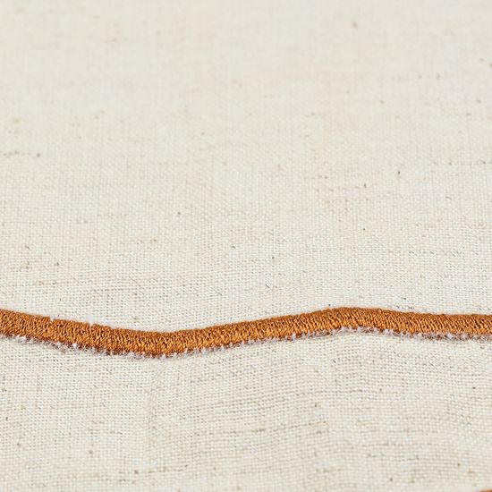 Салфетка под приборы anemone из коллекции trendy ruffles, D40 см, карри