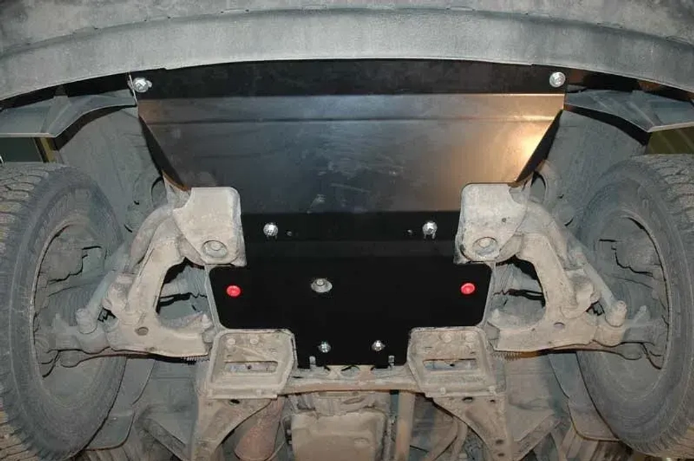Защита картера и КПП Sheriff для Chevrolet TrailBlazer I (GMT360) 2001-2010 арт.04.1369