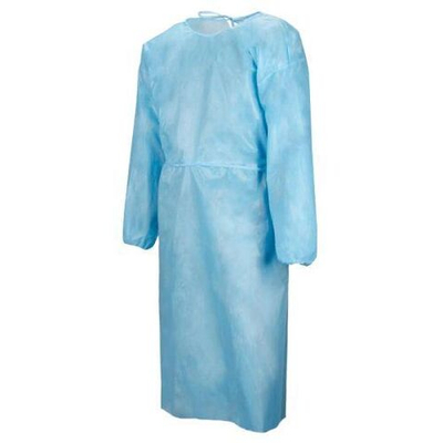Халат одноразовый нестерильный, размер 52-54, рукав на манжете, 10 шт.