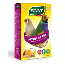 Pinny PM Корм для экзотических птиц с фруктами, бисквитом и витаминами 800 г