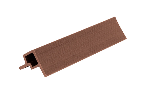 Угловой элемент из ДПК CO-EX MIX для фасадной панели 53х57х3600 мм терракот