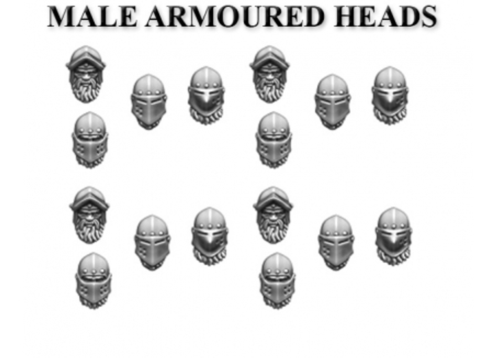 FWSRAC07       Male armoured heads