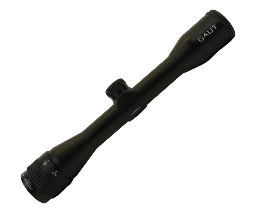 Прицел Gaut Quartz 4x32, AO-параллакс, сетка 3 (Mil-Dot) нить, без подсветки, 25.4мм, поправки 1/4 МОА