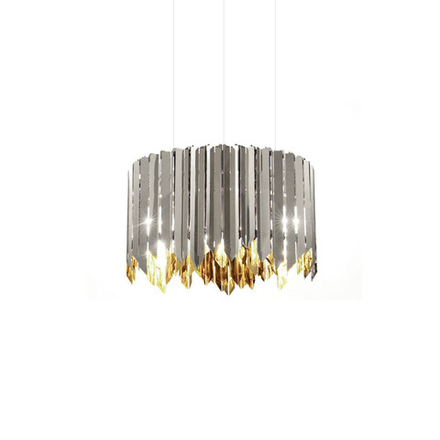 Pendant design lamp  Tom Kirk Facet by Innermost D60 (Silver)