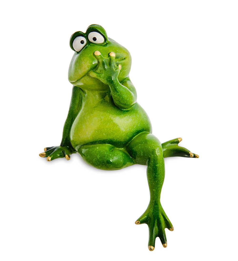 GAEM Art MN-157 Набор из 3 фигурок «Лягушки - не вижу, не слышу, не скажу»