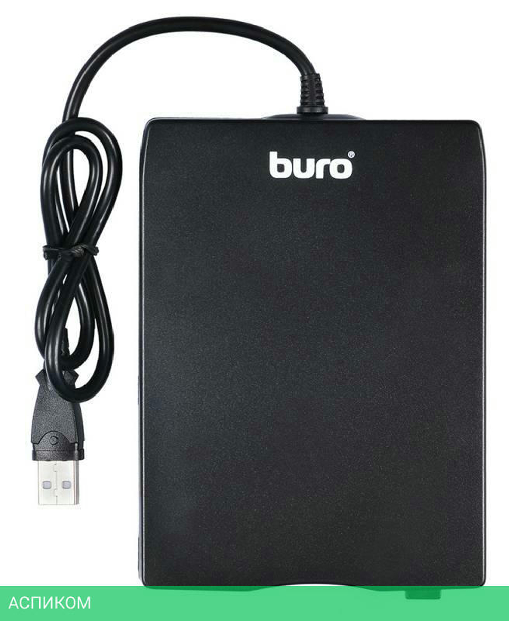 Дисковод Buro BUM-USB FDD черный