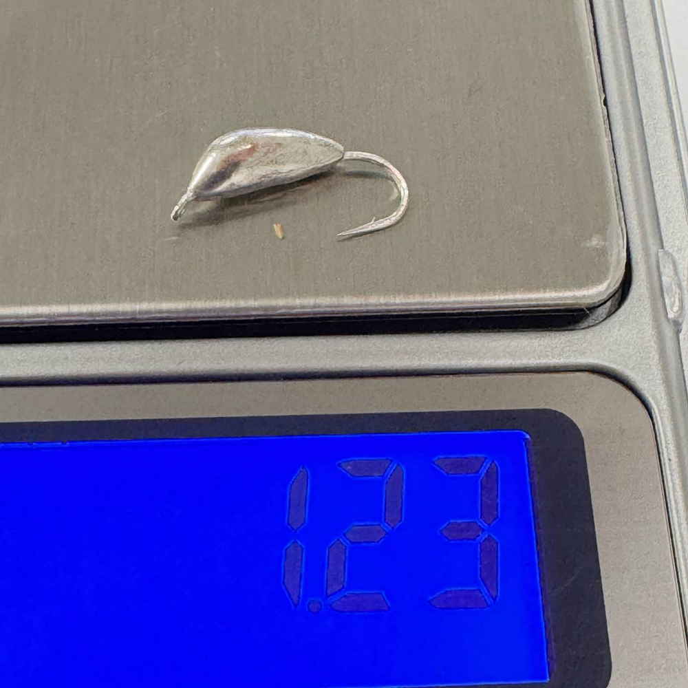 Мормышки банан вольфрамовые №4 1,23 гр . 1.6мм ( набор 10 штук) цена указана за 1 шту