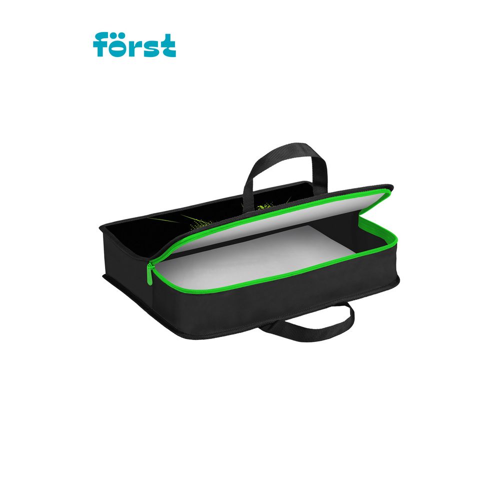 Папка с ручками А4, Fоrst Battle широкая, пластик, молния