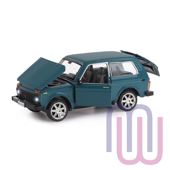 МОДЕЛЬ МАШИНЫ 1/22 ВАЗ 21214 СИНИЙ