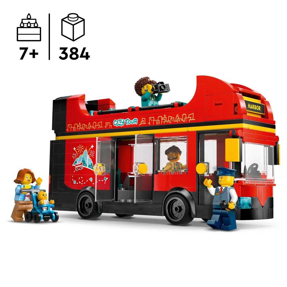 LEGO City - Красный двухэтажный автобус 60407 / артикул   60407  / GTIN 5702017582894