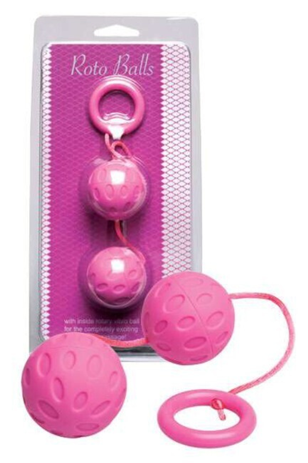 Шарики вагинальные Roto Balls (розовый) (Цвет: розовый)