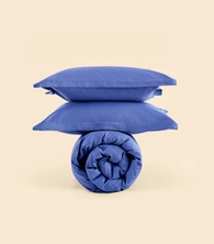 Простыня - Indigo Blue - 240х260 (без резинки)