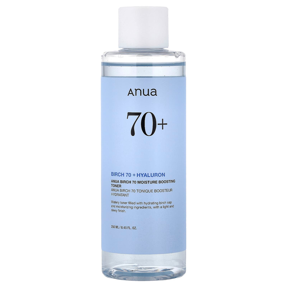 Anua, Увлажняющий тоник Birch 70, 250 мл (8,45 жидк. Унции)