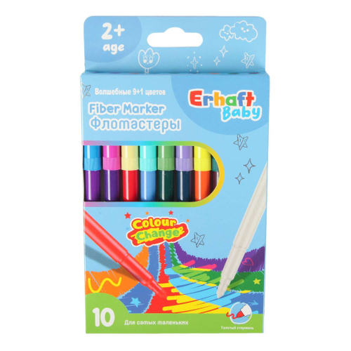 Фломастеры 18 цв 10шт меняющие цвет КЕЙРОАД Меджик (KR972227)