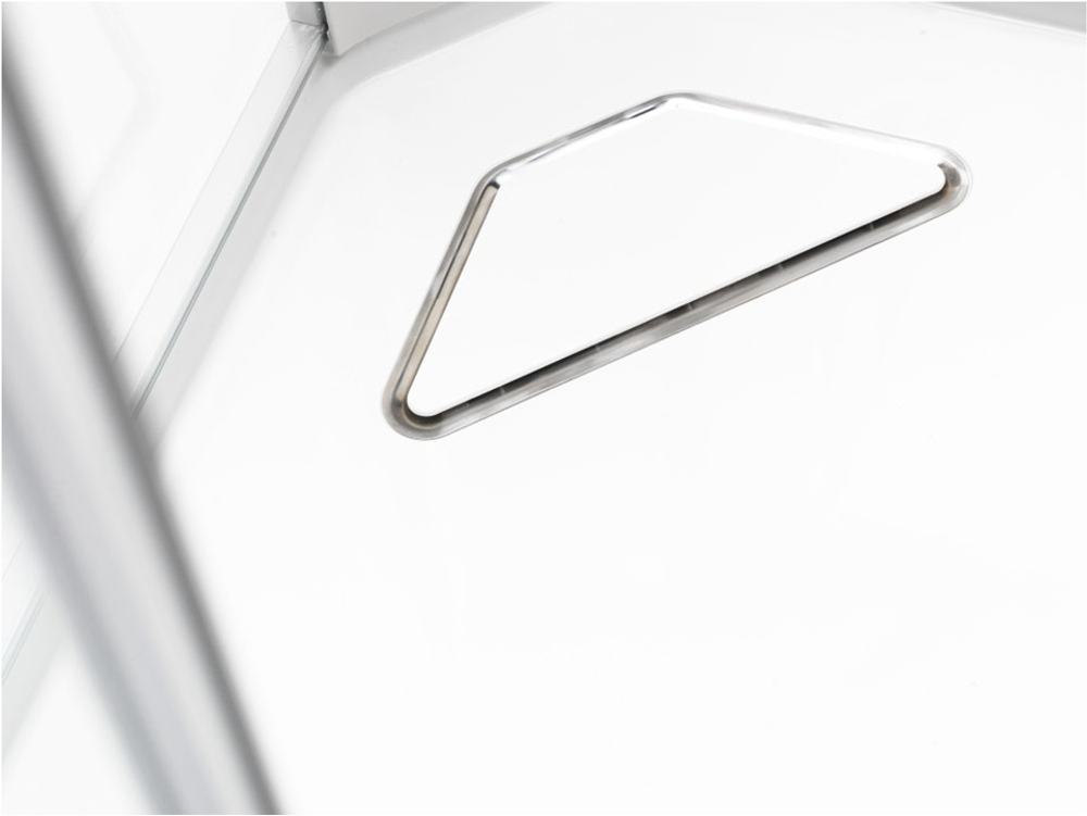 Душевая кабина профиль серебристый, стекло тонированное 90x90 IDO Showerama 8-5