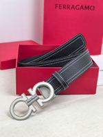 Ремень из зернистой телячьей кожи