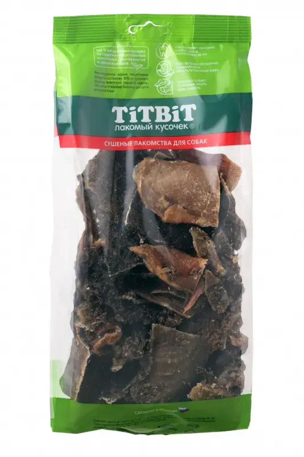 Titbit лакомство для собак хрустики из говяжьего рубца xxl - 270 г