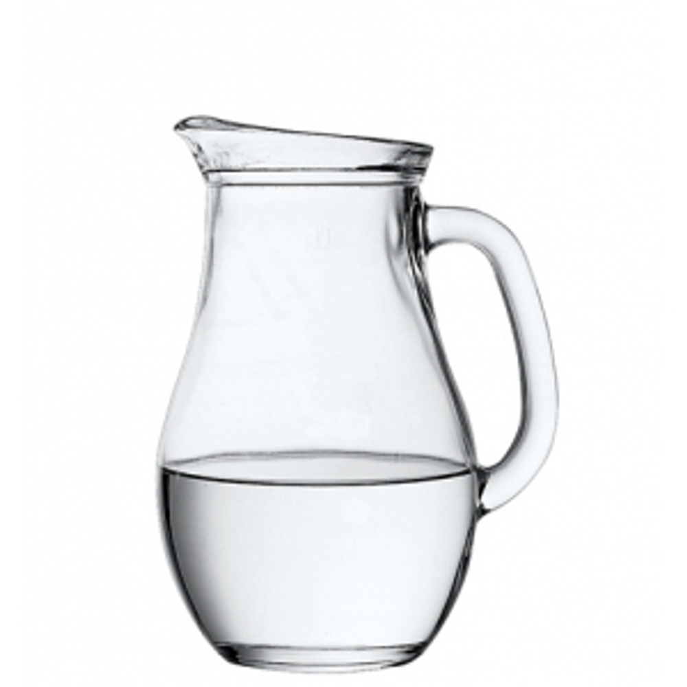 Кувшин 1 л. d=123 мм. h=200 мм. с красной крышкой Б Бистро (1066698) (52085)