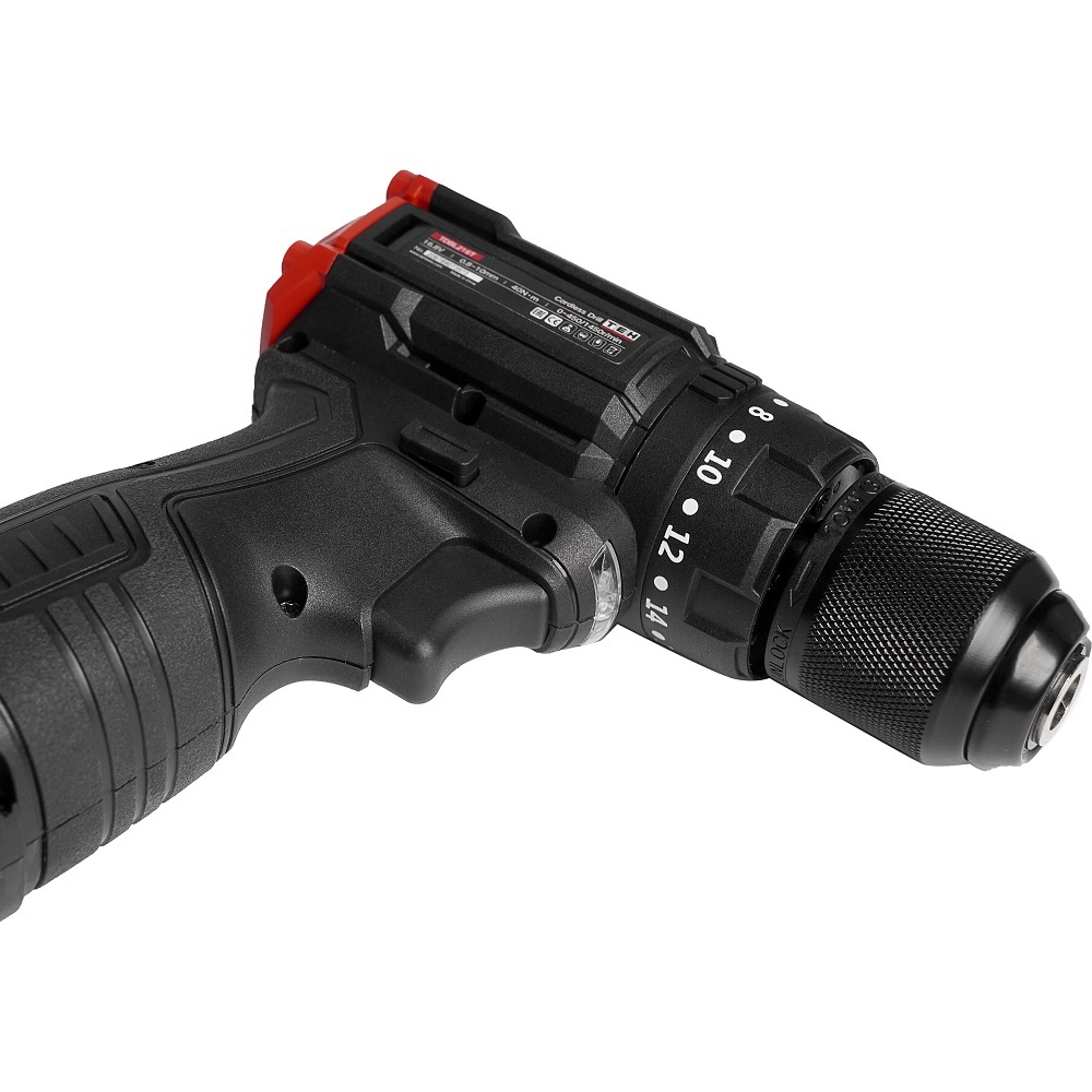 Аккумуляторная дрель ударная TEH TDBL216Т 16,8V