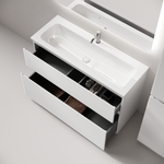 Тумба напольная Sancos Folk Floor 1190х445х850, c двумя ящиками оснащенными доводчиками, Bianco, арт.FL120FW