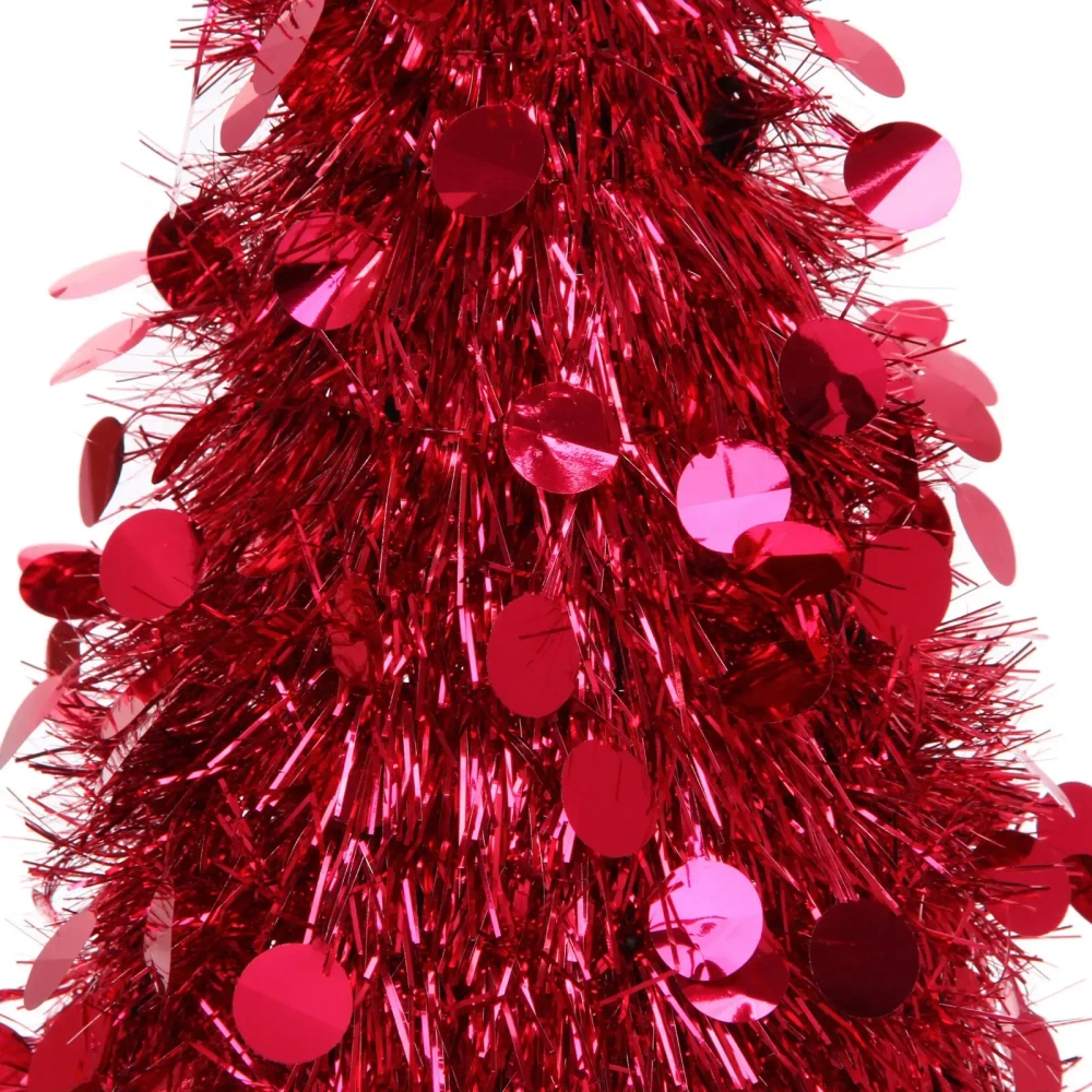 Елка декоративная TINSEL «Изящный блеск» 50 см, Красный