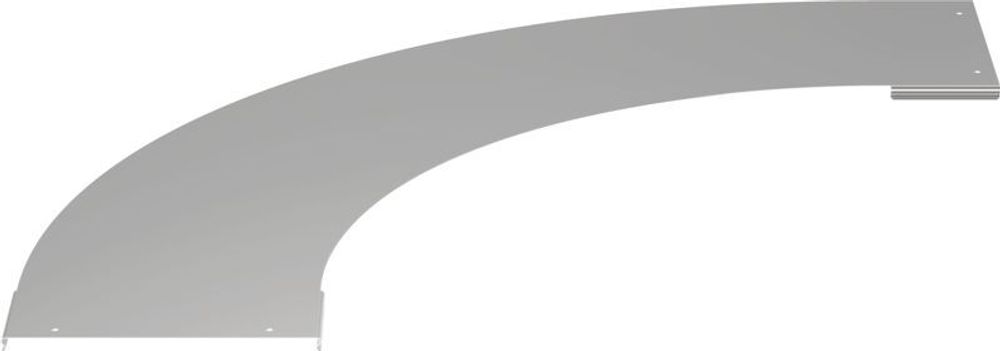 Крышка для угла лестничного 90град. осн.600 L1330 R600 сталь LESTA оцинк. IEK CPG05D-4-90-600-10