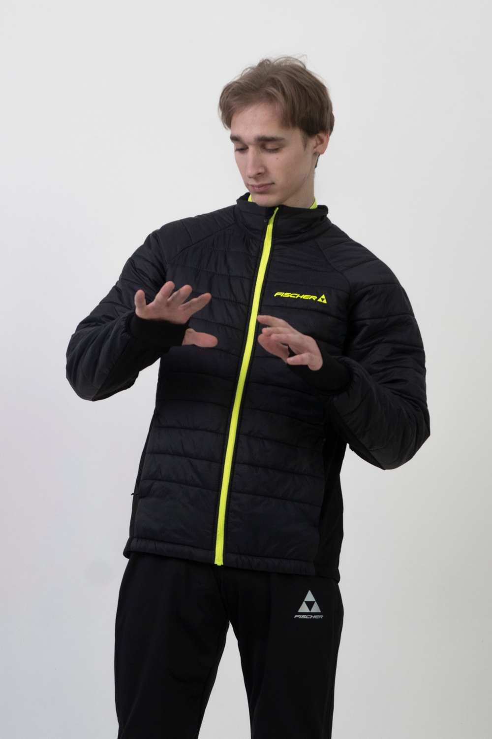 Мужская куртка FISCHER Hybrid Warm, черная GR8287-100