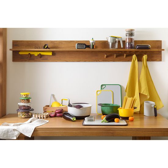 Доска разделочная из пшеничного волокна homi, 44х30 см, светло-серая с темно-сливовым кантом