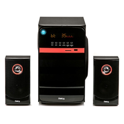 Dialog Progressive AP-240B BLACK - акустические колонки 2.1, 50W+2*10W RMS, Bluetooth, USB+SD reader