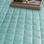 Велюровое покрывало ромб OVF014