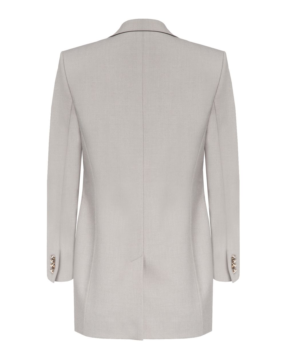 Пиджак полуприлегающий серый из итальянской вискозы