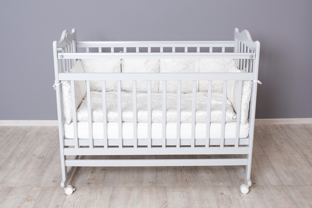 Кроватка для новорожденного Incanto Pali серая