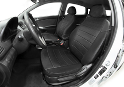 Авточехлы Rival Строчка (зад. спинка 40/60) для сидений Hyundai Solaris I хэтчбек 2010-2017, эко-кожа, черные, SC.2301.1
