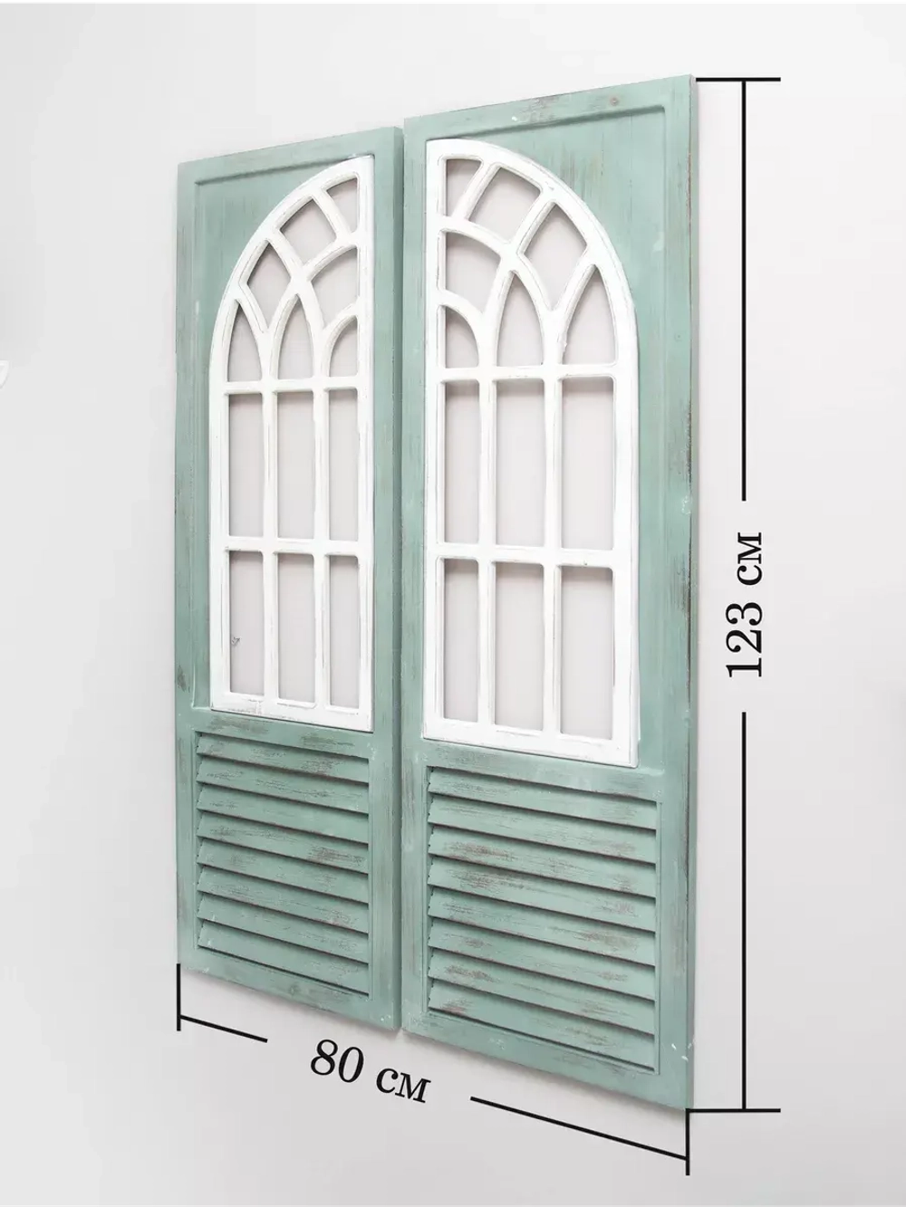 Панно деревянное "Фальш-окно" 123*80 см