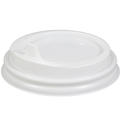 Крышка для стакана (d-80 мм) закрытый питейник БЕЛАЯ "ИМПЭКС" (100/1000 шт.)
