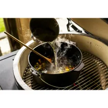 Чугунная кастрюля с крышкой, 5.2 л, 27 см, Big Green Egg