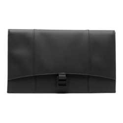 Balenciaga Calfskin Clutch Women"s Black