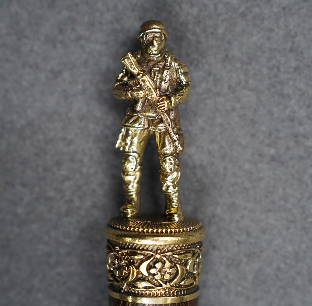 Подарочный набор шампуров "Спецназ", рукояти венге