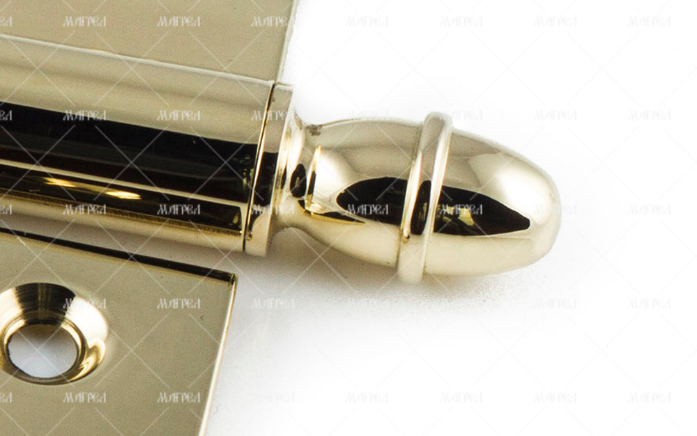 Петля универсальная неразъемная 130 мм латунная