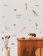 Стикеры ДИНОЗАВРЫ паттерн