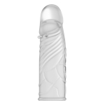 Прозрачная насадка на фаллос 14см с закрытой головкой Baile Sleeve BI-010045E