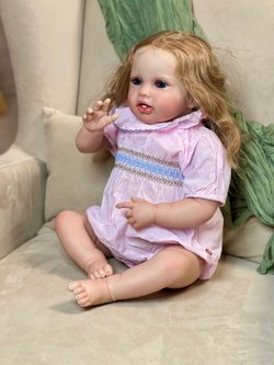 Кукла Реборн мягконабивная 60см в пакете (FA-835)