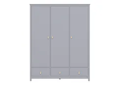 Шкаф Wood 3-х створчатый (серый)
