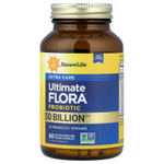 Renew Life, пробиотик Extra Care Ultimate Flora™, 50 млрд КОЕ, 60 веганских капсул с отсроченным высвобождением