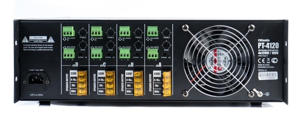CVGAUDIO PT-4120 Трансляционный усилитель мощности