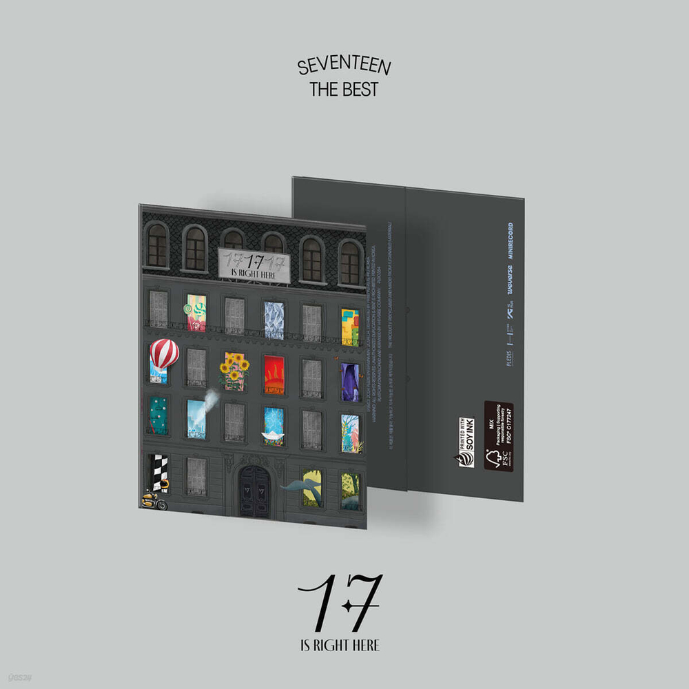 Альбом SEVENTEEN - BEST ALBUM '17 IS RIGHT HERE'