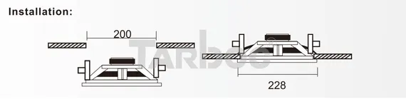 TARBOC CS-885 (MM-1-3296) - Потолочная колонка