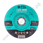 Круг отрезной по нержавеющей стали FTL E-Nox 125 х 0,8 х 22,2 мм A54TBF